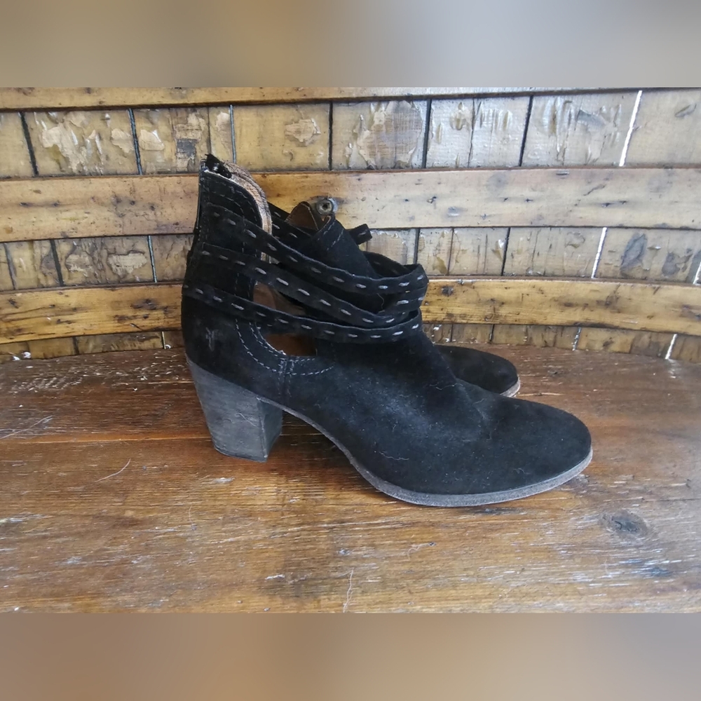 Frye Black Booties Size 7.5